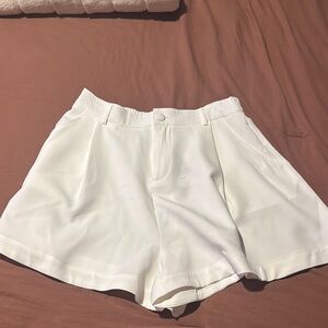 APRICOT High Waist White Shorts
